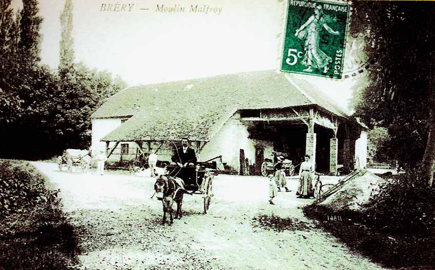 Natural Beekeeping Australia Postcard Moulin Malfroy Brery